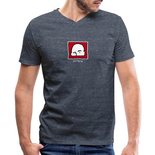 Jim's Big Ego Official Logo - Men's V-Neck T-Shirt by Canvas