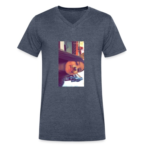 Jazlin krystal Miranda - Men's V-Neck T-Shirt by Canvas