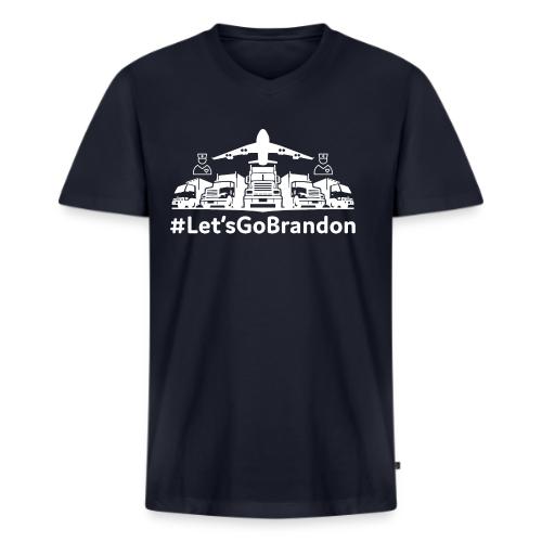 Brandon - Dark Shirts - Men's V-Neck T-Shirt by Bella + Canvas