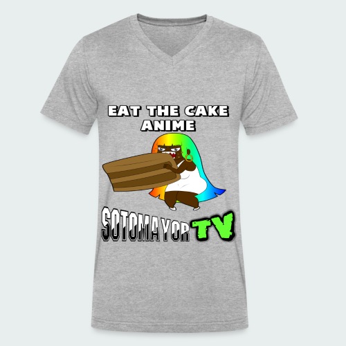 Eat the cake - Men's V-Neck T-Shirt by Canvas
