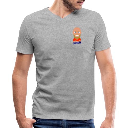 Logo Pocket - Men's V-Neck T-Shirt by Canvas
