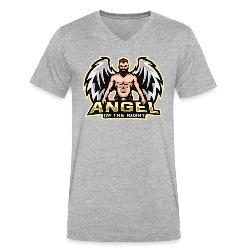 AngeloftheNight091 T-Shirt - Men's V-Neck T-Shirt by Canvas