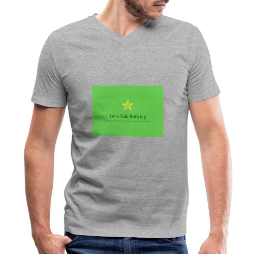 Let's Talk Bullying Original merchandise - Men's V-Neck T-Shirt by Canvas