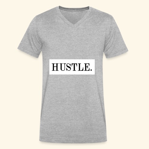 Hustle - Men's V-Neck T-Shirt by Canvas