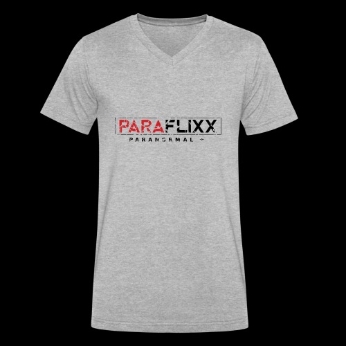 PARAFlixx Black Grunge - Men's V-Neck T-Shirt by Canvas