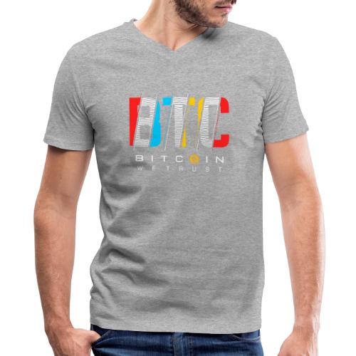 How Google Is Changing How We Approach BITCOIN SHI - Men's V-Neck T-Shirt by Canvas