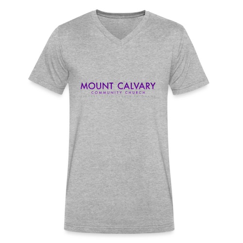 Mount Calvary Classic Apparel - Men's V-Neck T-Shirt by Canvas