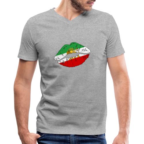 Persian lips - Men's V-Neck T-Shirt by Canvas