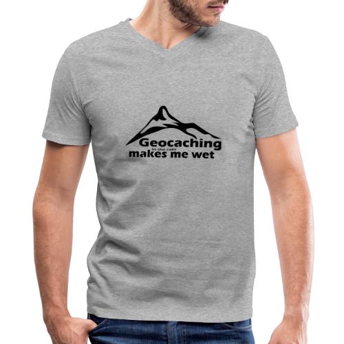 Wet Geocaching - Men's V-Neck T-Shirt by Canvas