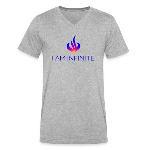 I Am Infinite - Men's V-Neck T-Shirt by Canvas