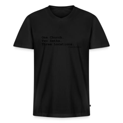 List Tagline - Men's Premium Organic V-Neck T-Shirt