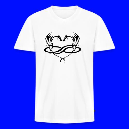 Polydragon (black) - Men's V-Neck T-Shirt by Bella + Canvas