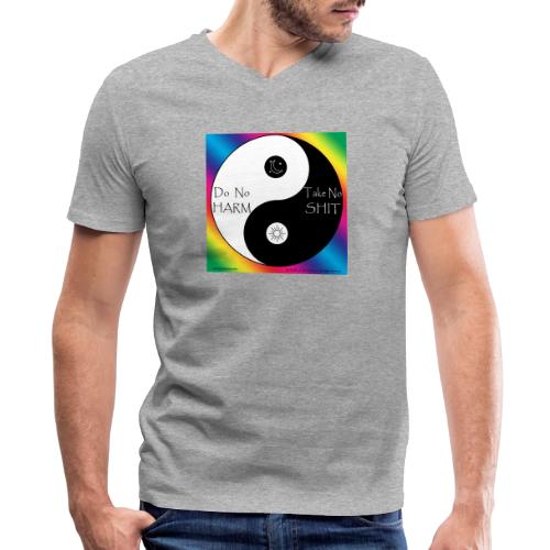 No Harm No Sh*t - Men's V-Neck T-Shirt by Bella + Canvas