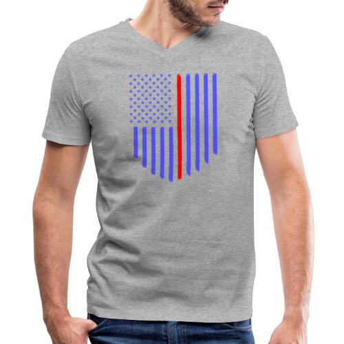 american stars and strips - Men's V-Neck T-Shirt by Canvas