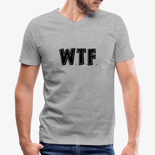 WHAT THE FUCK - Men's V-Neck T-Shirt by Canvas