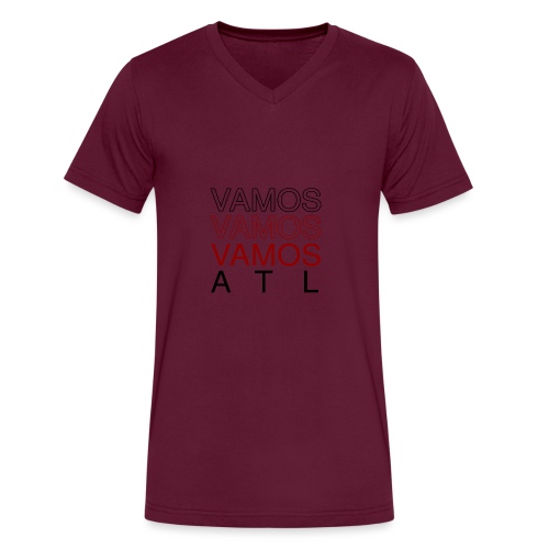 Vamos, Vamos ATL - Men's V-Neck T-Shirt by Canvas