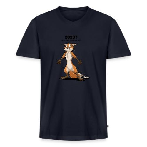 2020? Going great... (for bright backgrounds) - Men's Premium Organic V-Neck T-Shirt