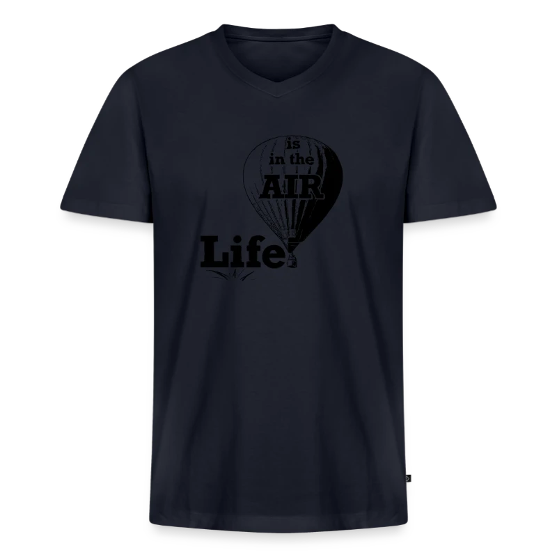 Life Is In the Air - Men's V-Neck T-Shirt by Canvas
