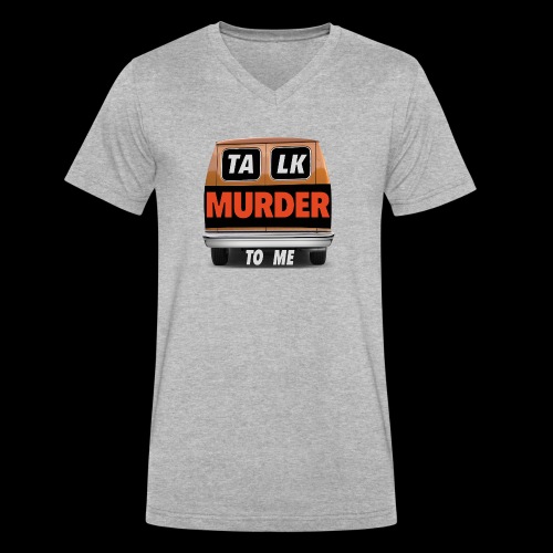 Talk Murder To Me Logo - Men's V-Neck T-Shirt by Canvas