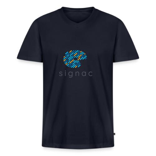 signac - Men's Premium Organic V-Neck T-Shirt
