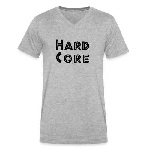 Hard Core - Men's V-Neck T-Shirt by Canvas