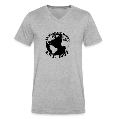 LS SWAP THE WORLD Est. 1997 - Men's V-Neck T-Shirt by Bella + Canvas