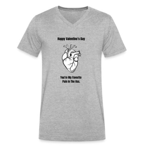 I'm Glad I Swiped Right T-Shirt | Funny Valentine - Men's V-Neck T-Shirt by Bella + Canvas