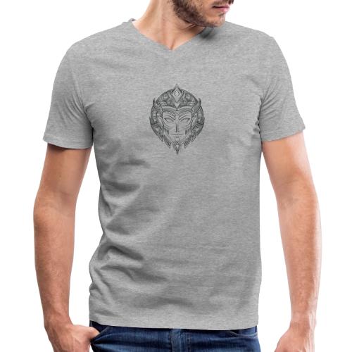DemBoyz Logomark (Black Edition) - Men's V-Neck T-Shirt by Bella + Canvas
