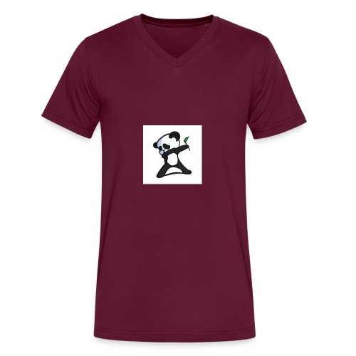 Panda DaB - Men's V-Neck T-Shirt by Canvas