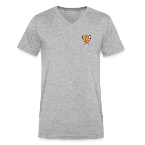 STIX Corndogs My Heart - Men's V-Neck T-Shirt by Canvas