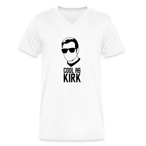 Cool As Kirk - Men's V-Neck T-Shirt by Canvas