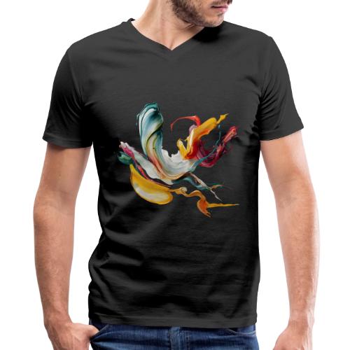 Abstract Chaos - Men's Premium Organic V-Neck T-Shirt