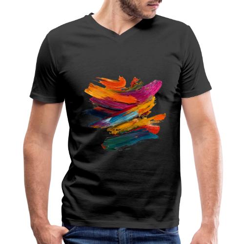 Harmony in Motion - Men's Premium Organic V-Neck T-Shirt