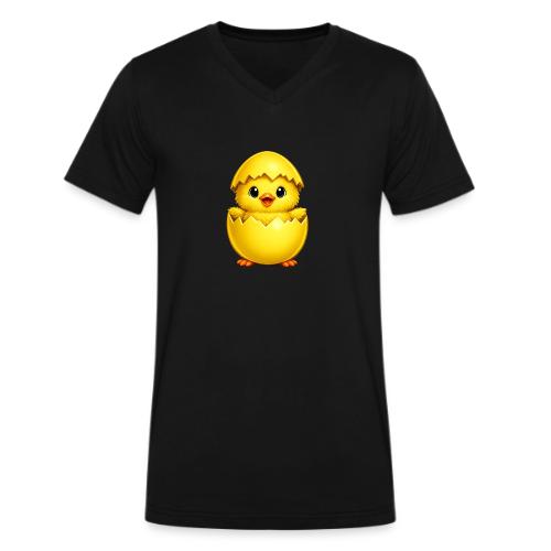 Easter Chick yellow - Men's V-Neck T-Shirt by Bella + Canvas