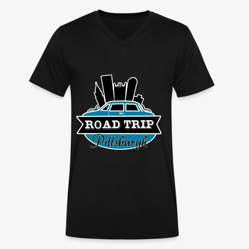 road trip - Men's V-Neck T-Shirt by Canvas