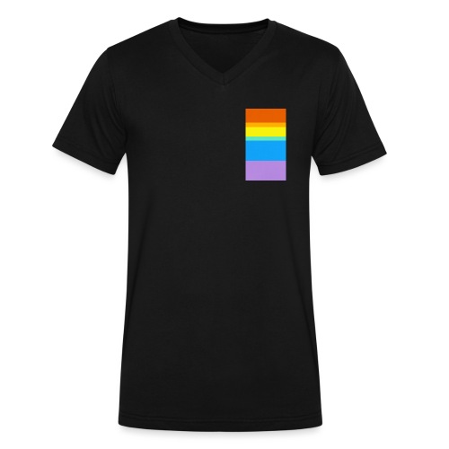 Modern Rainbow - Men's V-Neck T-Shirt by Canvas