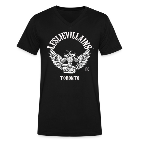 LESLIEVILLAIN ORIG 2 - Men's V-Neck T-Shirt by Canvas