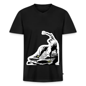 The Mountain - Men's V-Neck T-Shirt by Canvas