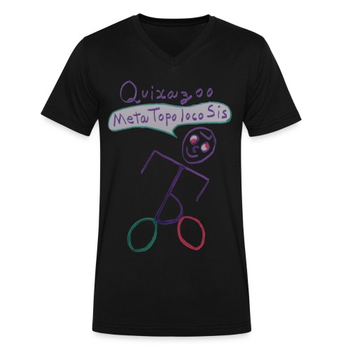 MetaTopolocoSisStick - Men's V-Neck T-Shirt by Canvas