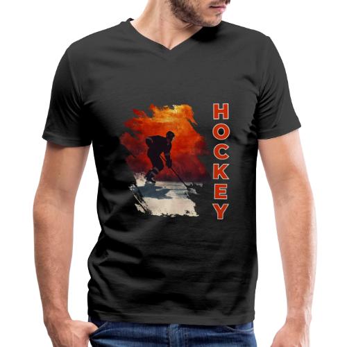 Hockey Vibes - Men's Premium Organic V-Neck T-Shirt