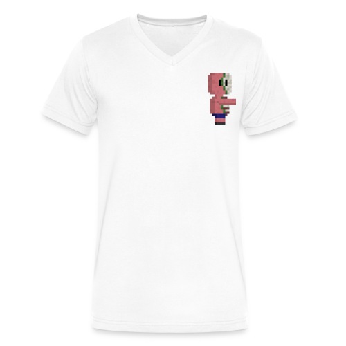 pig, Zombie, pixelart, Zombie pig Minecraft mug. - Men's V-Neck T-Shirt by Canvas
