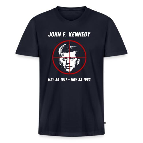John F. Kennedy Assassination - Men's V-Neck T-Shirt by Bella + Canvas