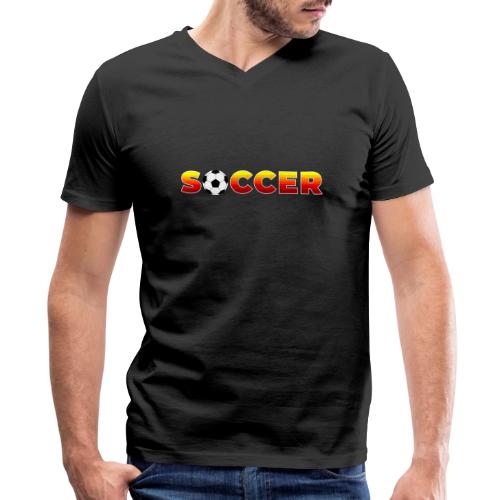 Soccer: Game of Goals - Men's Premium Organic V-Neck T-Shirt