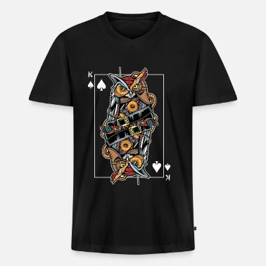 Eagle Owl Steampunk Card Game King of Spades Poker' Men's Hoodie |  Spreadshirt