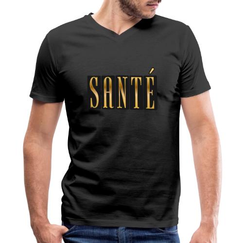 Golden Health - Men's Premium Organic V-Neck T-Shirt