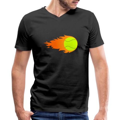 Tennis Ball - Men's Premium Organic V-Neck T-Shirt