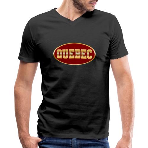 Quebec Gleams - Men's Premium Organic V-Neck T-Shirt