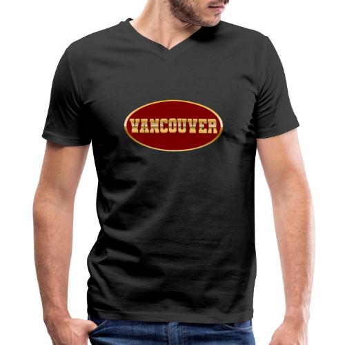 Golden Vibes – Vancouver - Men's Premium Organic V-Neck T-Shirt