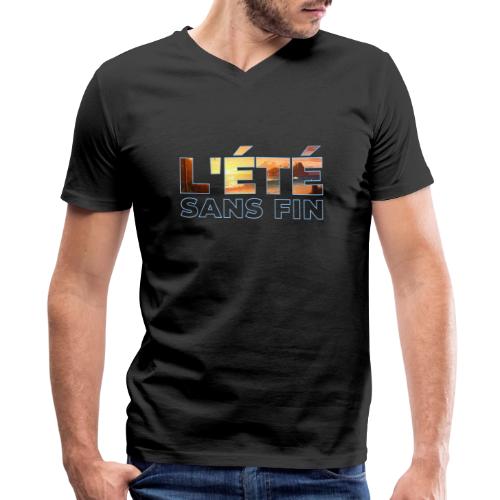 Golden Summer Atmosphere - Men's Premium Organic V-Neck T-Shirt