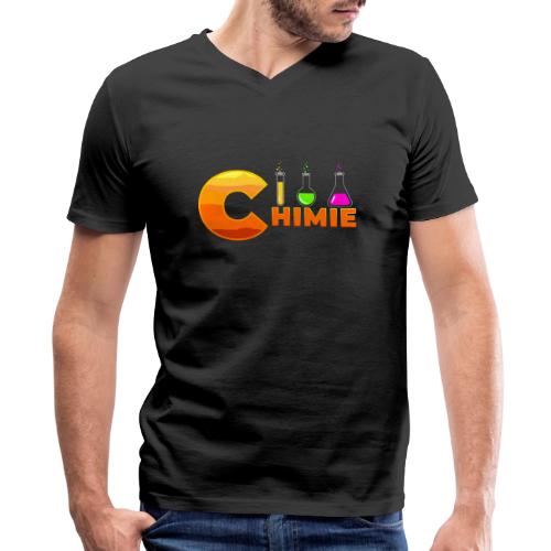 Chemistry: Molecular Magic - Men's Premium Organic V-Neck T-Shirt
